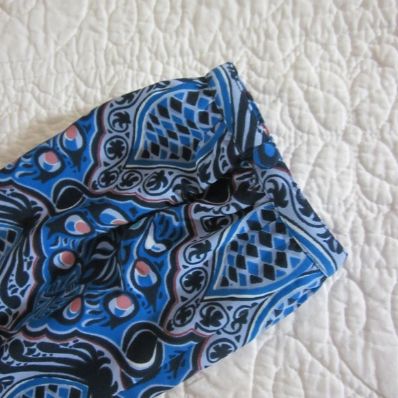 LOFT Blue Patterned Dress - Picture 5 of 8